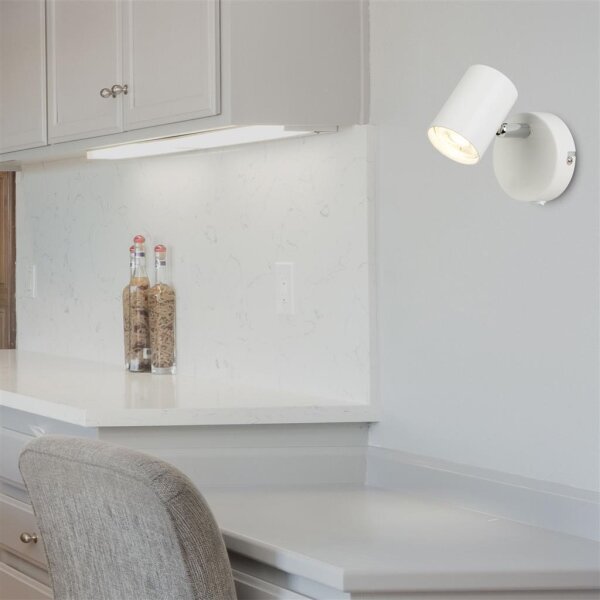 Searchlight 3171WH - LED nástenné bodové svietidlo ROLLO LED/4W/230V biela