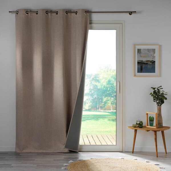 Béžový zatemňovací záves 140x260 cm Crepuscule – douceur d'intérieur
