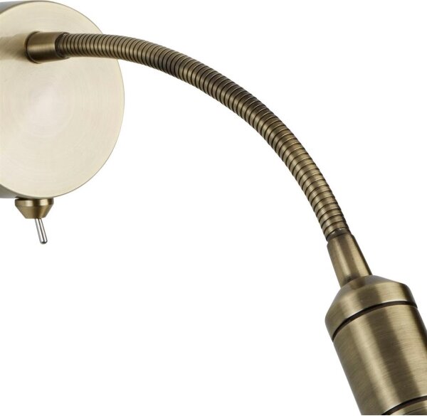Searchlight 2256AB - LED Flexibilná lampička ADJU LED/1W/230V