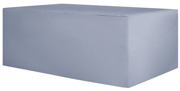 Ochranná plachta na záhradný nábytok sivá PVC polyester 250 x 165 x 65 cm kryt proti dažďu