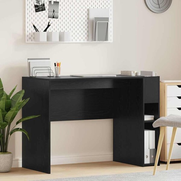 Maison Exclusive – písací stôl, ierna farba, vzhad dubového dreva, materiál: drevotrieska