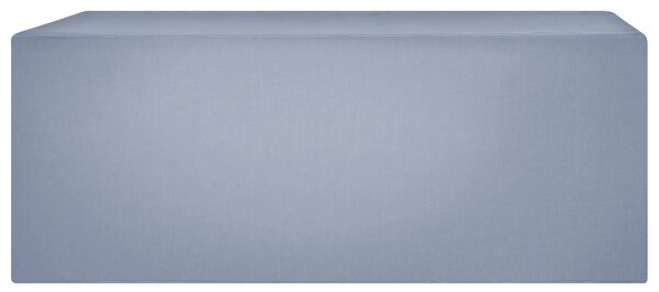 Ochranná plachta na záhradný nábytok sivá PVC polyester 250 x 165 x 65 cm kryt proti dažďu