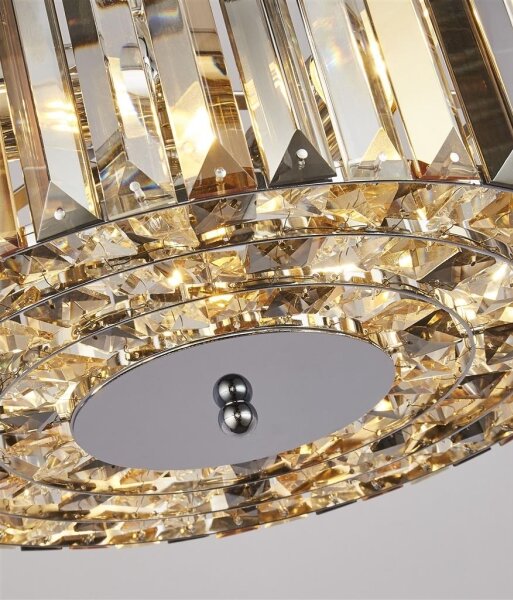 Searchlight 82101-3CC - Luster na reťazi CHAPEAU 3xE27/60W/230V