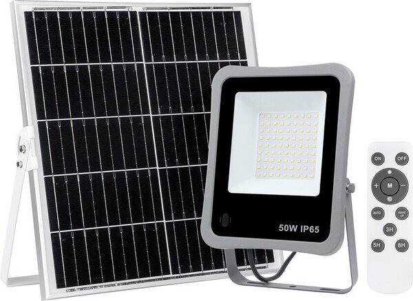 LED 50W BARES solárny reflektor SLR-73142-50W Italux
