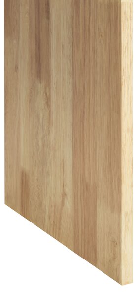 Jedálenský stôl prírodný jaseň MDF 180 x 90 cm nohy z kaučukového dreva dyhovaná doska prírodná povrchová úprava minimalistický štýl