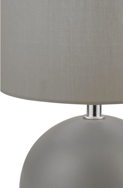 Searchlight EU700802 - Stolná lampa 1xE14/10W/230V šedá