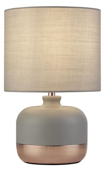 Searchlight EU700820 - Stolná lampa 1xE14/7W/230V šedá