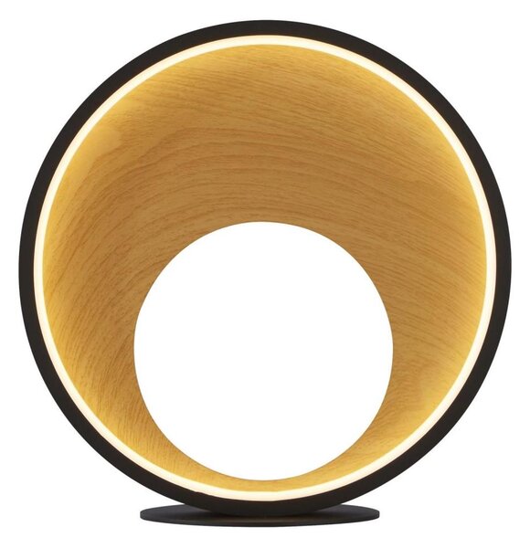 Searchlight EU36301-1BK - LED Stmievateľná stolná lampa CURIO LED/11W/230V hnedá