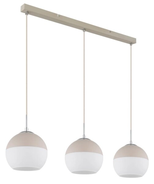 Globo 15999-3H - Závesné svietidlo RAGUSA na lanku 3xE27/60W/230V
