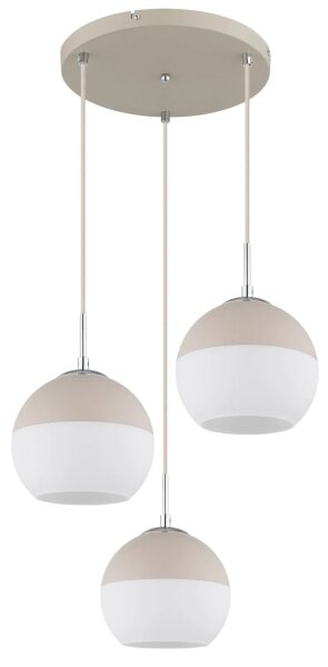 Globo 15999-3HR - Závesný luster na lanku RAGUSA 3xE27/60W/230V