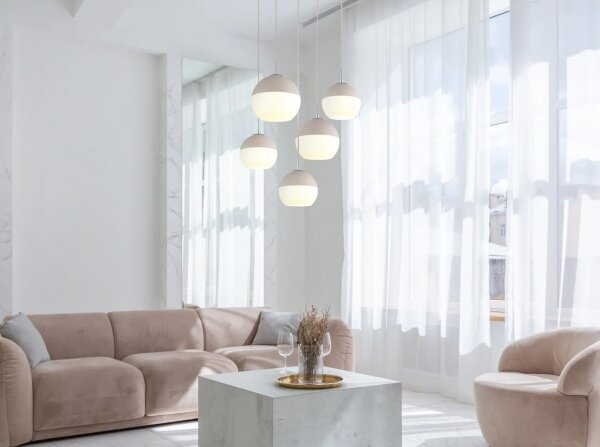 Globo 15999-5HR - Závesný luster na lankách RAGUSA 5xE27/60W/230V