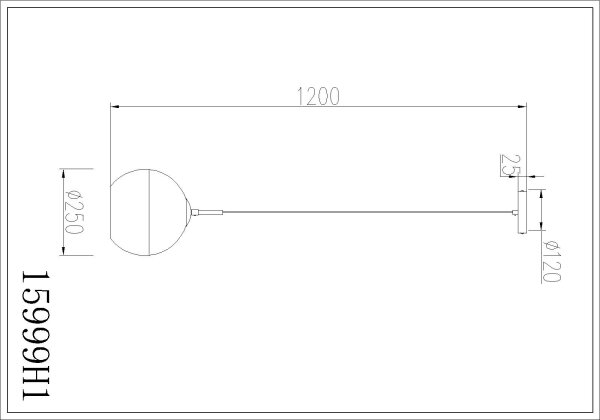 Globo 15999H1 - Závesný luster na lanku RAGUSA 1xE27/60W/230V pr. 25 cm