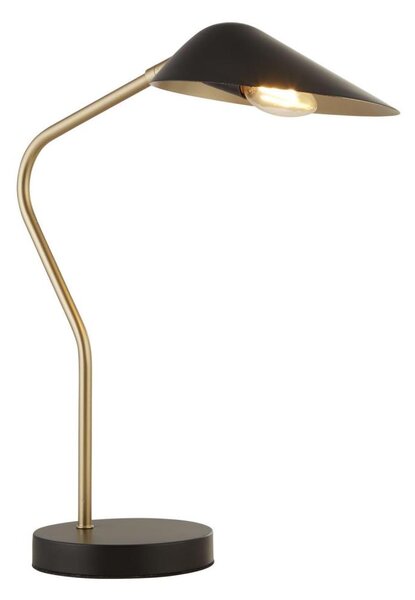 Searchlight EU60419BK - Stolná lampa SWAN 1xE14/7W/230V čierna