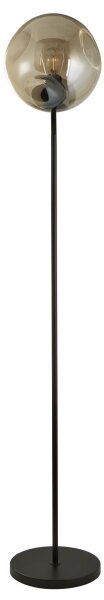 Searchlight EU22122-1BK - Stojacia lampa PUNCH 1xE27/10W/230V čierna