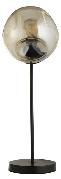 Searchlight EU22121-1BK - Stolná lampa PUNCH 1xE27/10W/230V čierna