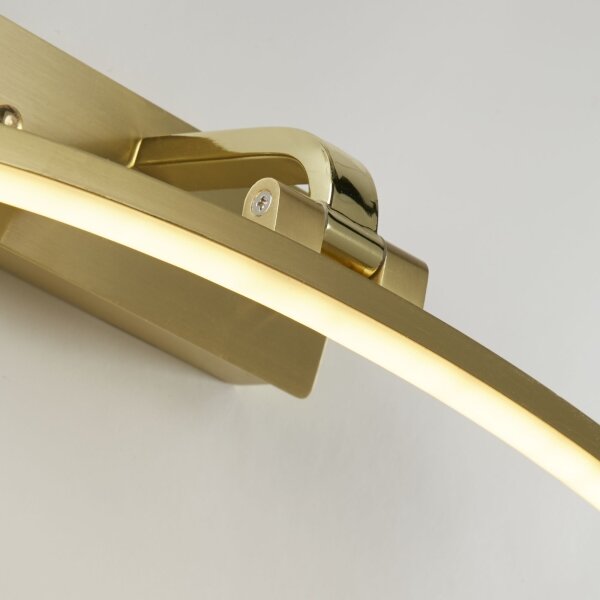 Searchlight 79821-40SB - LED Obrazové svietidlo SANTORINI LED/8,2W/230V mosadz