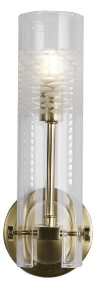 Searchlight 27981SB - Nástenné svietidlo SCOPE 1xG9/7W/230V IP44 mosadz