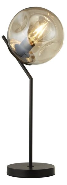 Searchlight EU22121-1BK - Stolná lampa PUNCH 1xE27/10W/230V čierna