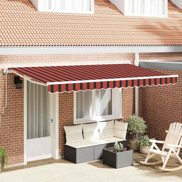 Maison Exclusive – rám markízy v oranovej a iernej farbe, 350 x 200 cm
