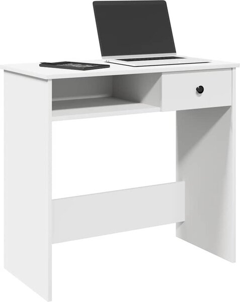 Maison Exclusive - Biely písací stôl 80×40×75 cm Drevený materiál