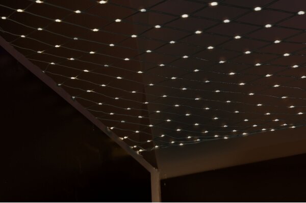 LED vonkajší záves NET 240xLED/7,2W/230V 1,5x2 m IP44 teplá biela