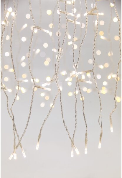 LED vonkajší stmievateľný záves CURTAIN 360xLED/8,4W/230V 2x2 m IP44 teplá biela +DO