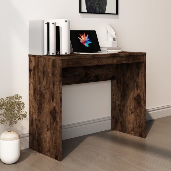 Maison Exclusive - písací stôl z dymového dubu 90x40x72 cm drevený materiál