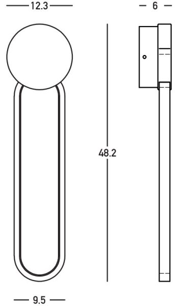 Zambelis 23102 - LED Stmievateľné nástenné svietidlo LED/13W/230V 3000K zlatá
