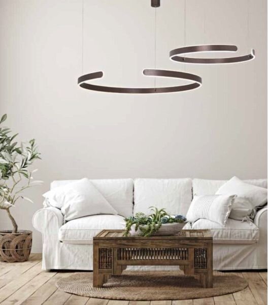 Zambelis 2013 - LED Stmievateľný luster na lanku LED/40W/230V hnedá