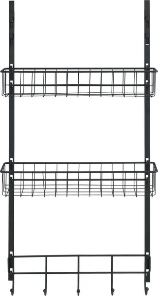 WENKO Dverová polica Black Tidy Storage bez vtania