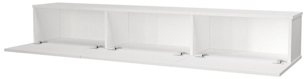 DOMEL TV stolík, biely s LED