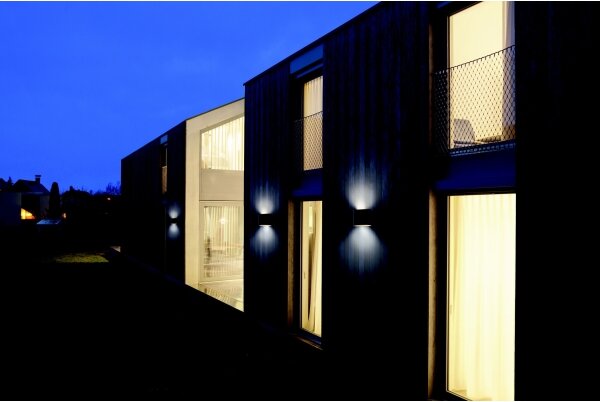 Zambelis E239 - LED Vonkajšie nástenné svietidlo 2xLED/6W/230V IP65 antracit