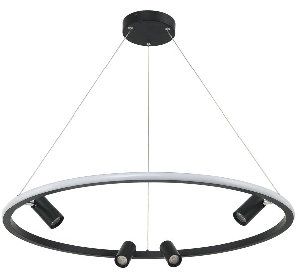 Zambelis 22013 - LED Stmievateľný luster na lanku LED/59W/230V pr. 79 cm čierna