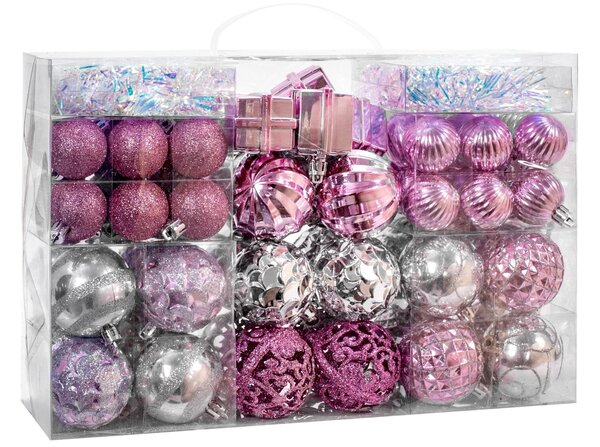 Tutumi Súprava baniek BARBIE 72 ks mix druhov ružovo-strieborná