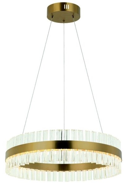 Zambelis 22039 - LED Stmievateľný luster na lanku LED/56W/230V zlatá