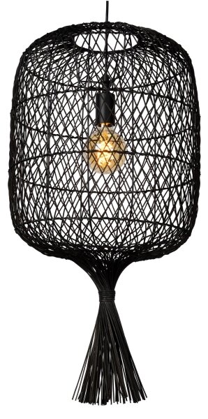 Lucide 03436/40/30 - Luster na lanku GARVE 1xE27/40W/230V čierna