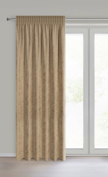Dekorstudio Ženilkový záves JILL s riasiacou páskou 140x270cm - béžový