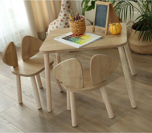 Kalune Design Súprava detského nábytku Mickey hnedá