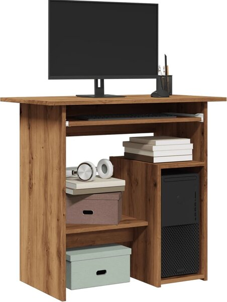 Maison Exclusive - písací stôl Artisan z dubového dreva 80x45x74 cm drevený materiál