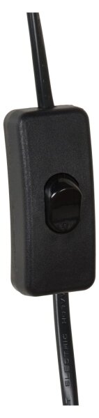Lucide 06218/01/30 - Nástenné svietidlo SEBO 1xE27/40W/230V čierna