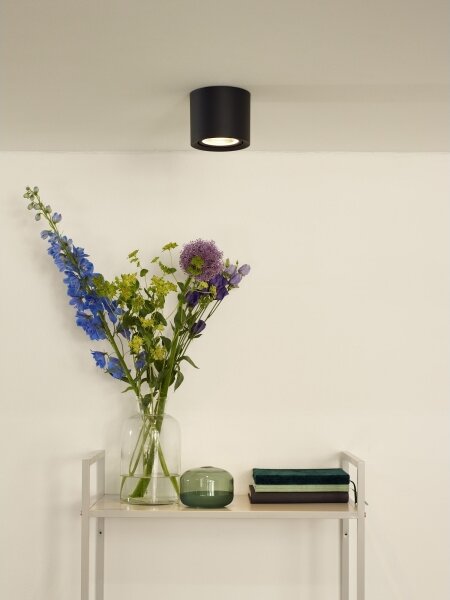 Lucide 09921/12/30- LED Stmievateľné bodové svietidlo FEDLER 1xGU10/12W/230V čierna