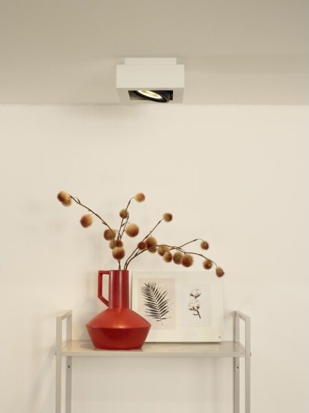 Lucide 09120/12/31 - LED Stmievateľné bodové svietidlo ZEFIX 1xGU10/12W/230V biela