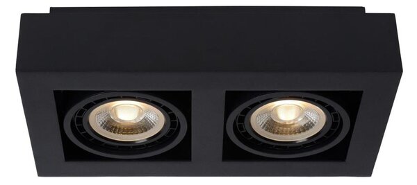 Lucide 09120/24/30 - LED Stmievateľné bodové svietidlo ZEFIX 2xGU10/12W/230V čierna