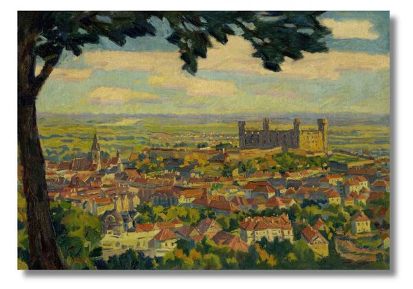 Obraz Gustáv Mallý – Bratislava od Nového Sveta - S (40x30cm) 49€