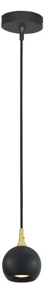 Lucide 09434/01/30 - Luster na lanku FAVORI 1xGU10/5W/230V čierna