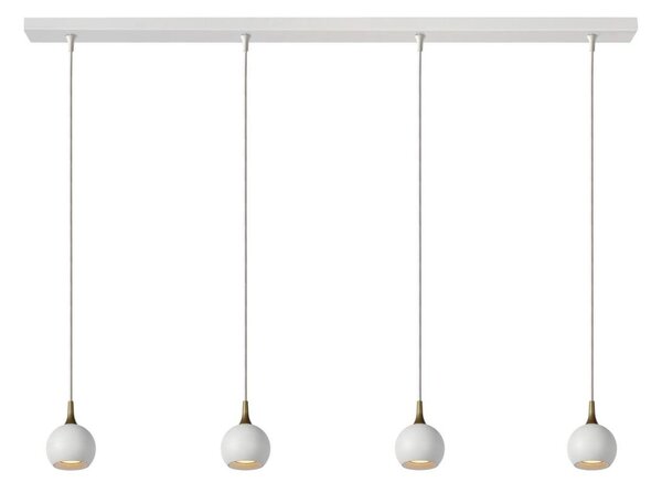 Lucide 09434/04/31 - Luster na lanku FAVORI 4xGU10/5W/230V biela