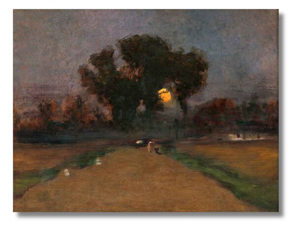 Obraz Ladislav Medňanský - Krajina so zapadajúcim slnkom - S (40x30cm) 49€