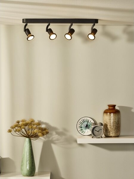 Lucide 11903/20/30 - LED bodové svietidlo JASTER-LED 4xGU10/5W/230V čierne