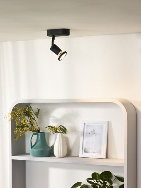 Lucide 11903/05/30 - LED bodové svietidlo JASTER-LED 1xGU10/5W/230V čierne