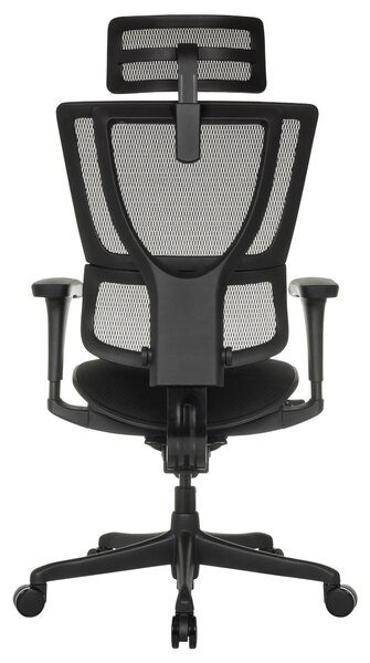 OTOČNÁ STOLIČKA, sieť, čierna MID.YOU - Online Only kancelárie, Online Only